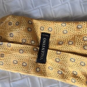Valentino Gold And Blue Tie